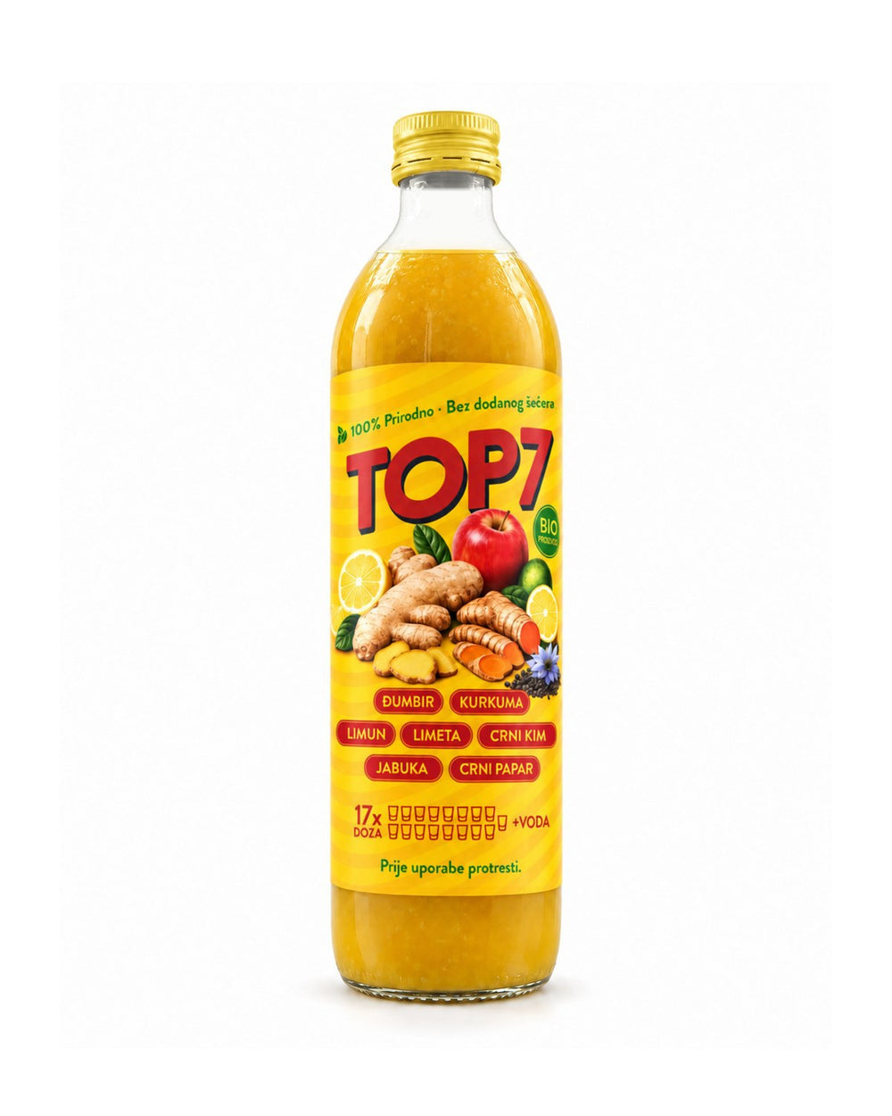 Do 17 čaša iz jedne boce.